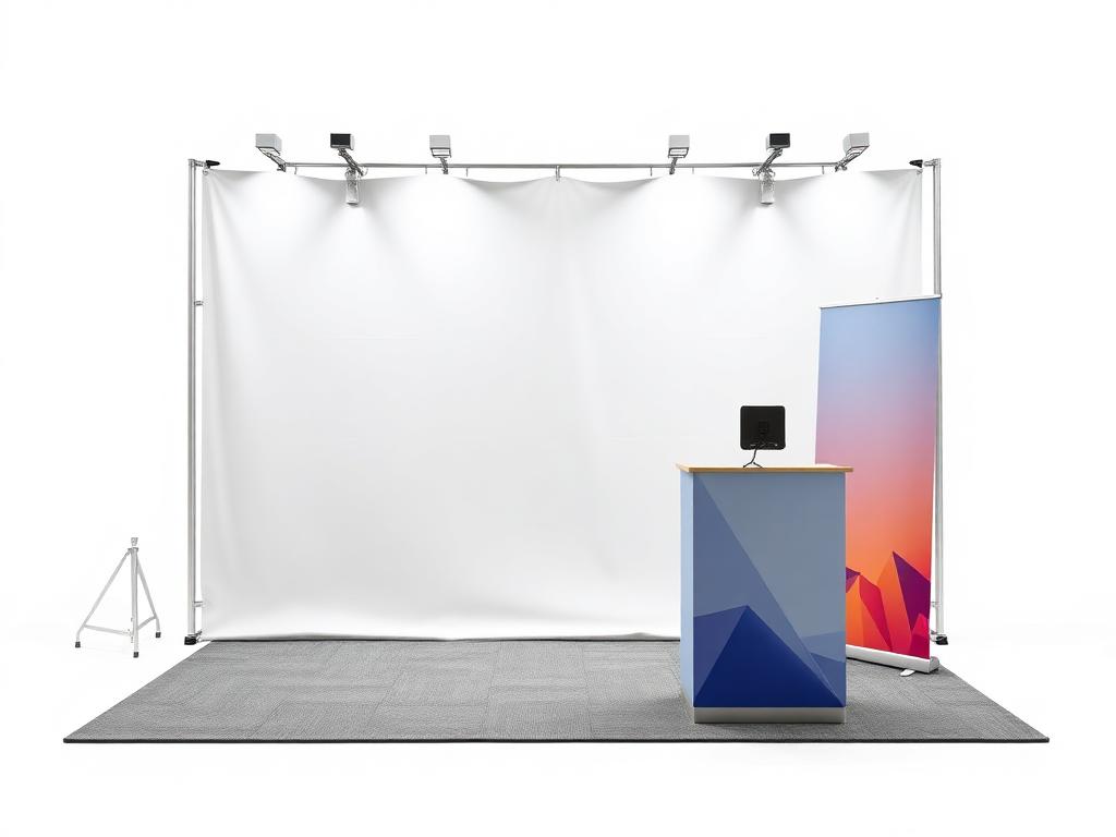 Vibrant trade show display graphics
